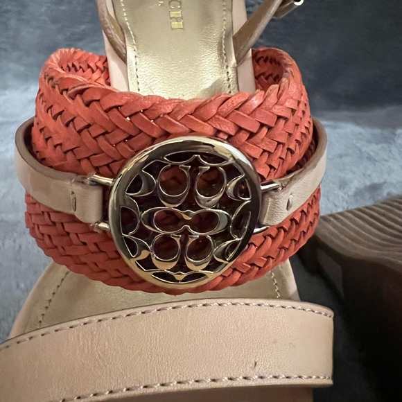 COACH Wedge Shoes size 5 M - Picture 1 of 10